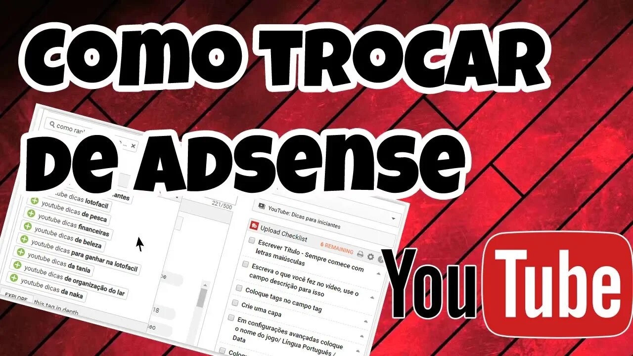 YouTube | Como trocar a conta do adsense no canal