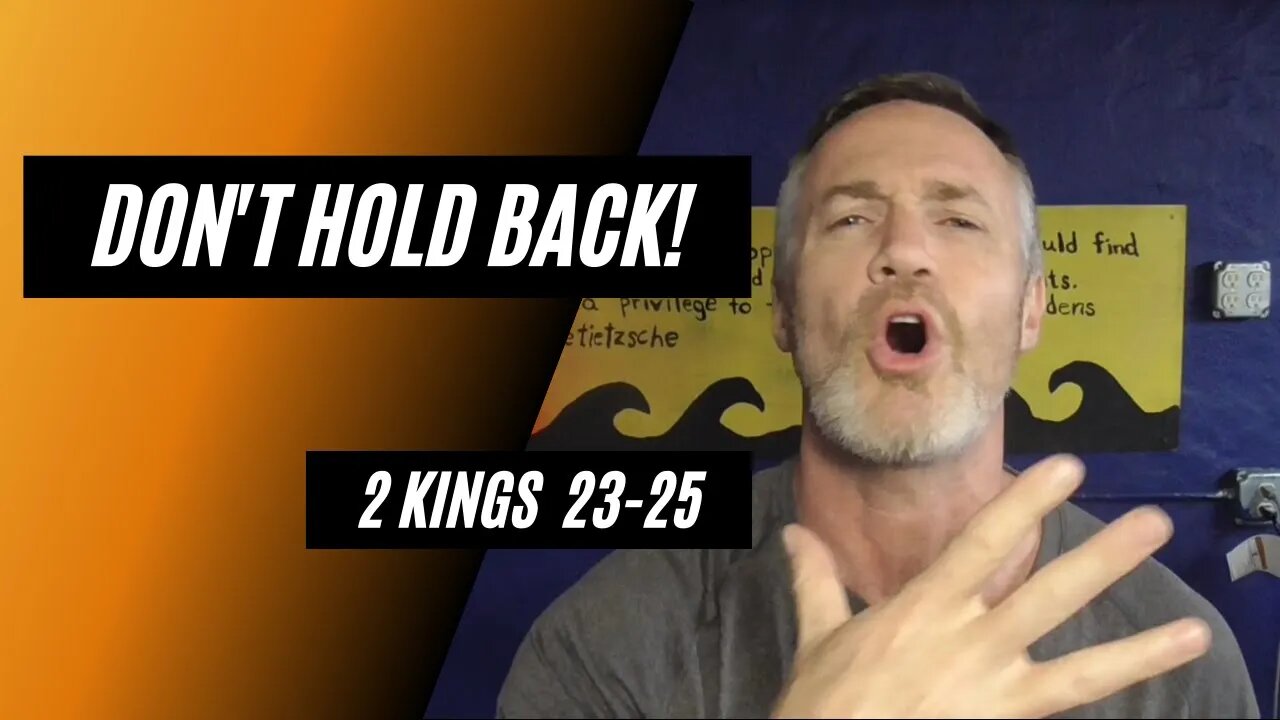 Daily Bible Breakdown Saturday, April 30th 2022 - 2 Kings 23-25