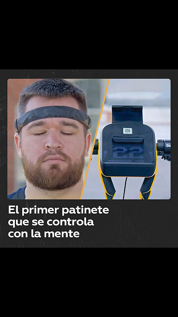 El primer patinete del mundo controlado por el pensamiento