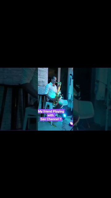 My friend Alessandro Figueiroa Playing with Sax Channel - Endless Love - #shorts