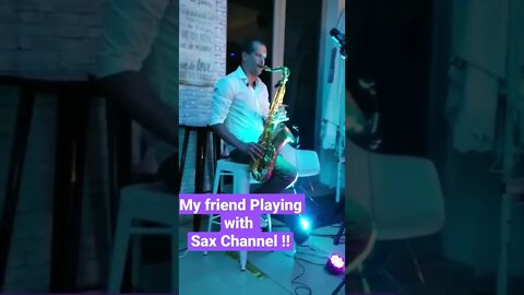 My friend Alessandro Figueiroa Playing with Sax Channel - Endless Love - #shorts