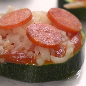Zucchini Pizzas