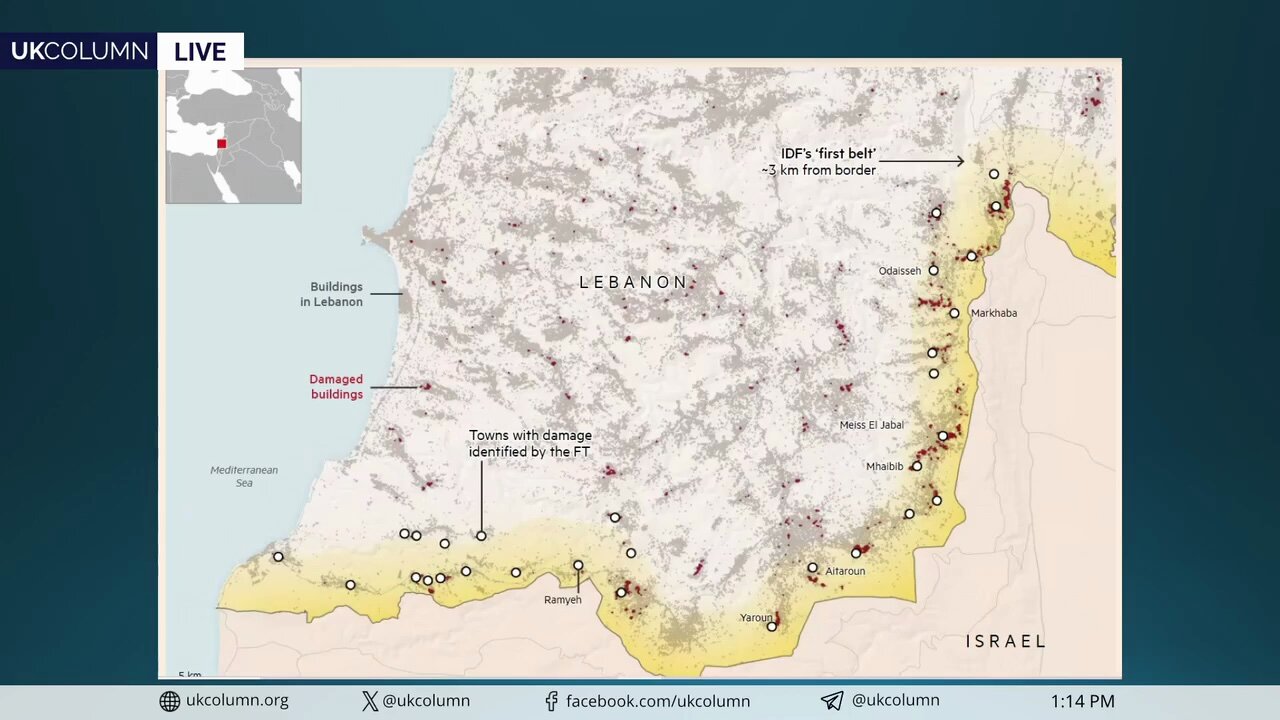 Vanessa Beeley Reports: Israel's Escalating Airstrikes Devastate Lebanese Towns - UK Column News