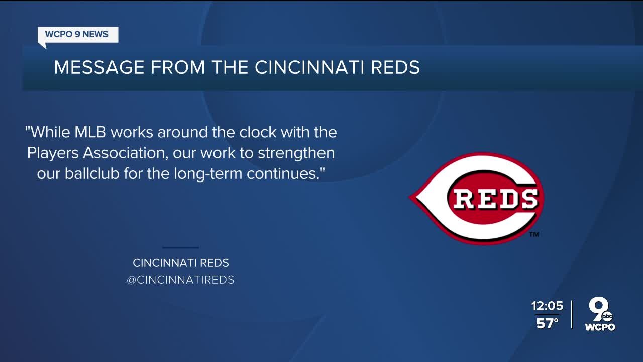 Reds 'disappointed' in MLB Lockout