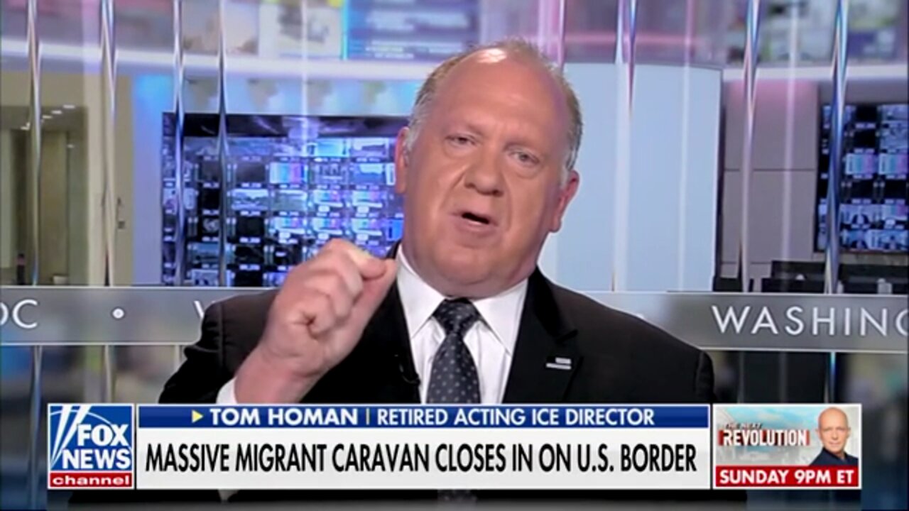 Tom Homan: Joe Biden Is the First President in History to ‘Intentionally Un-Secure the Border’