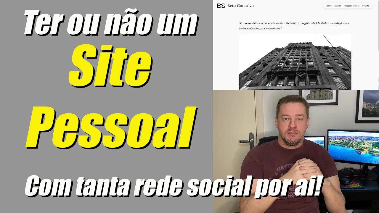 Vale ou não ter um site pessoal?