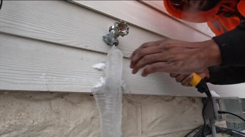 Frigid temperatures are leading to pipes freezing