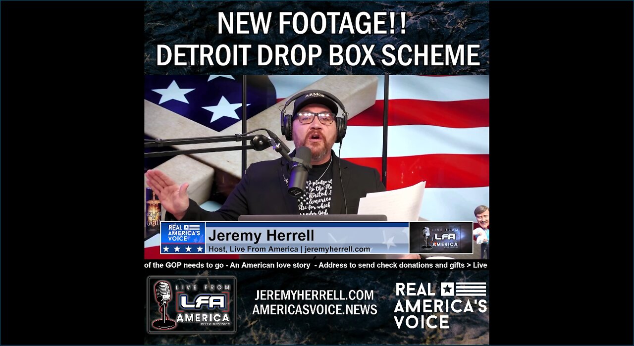 NEW Video Footage Showing Detroit Ballot Harvesting