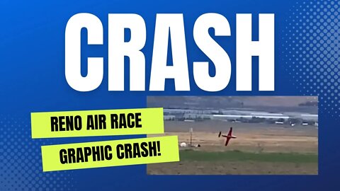 GRAPHIC! Reno Air Race Crash 2022 Kills Pilot Instantly SLOW MOTION