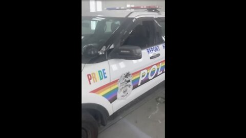 Columbus Police Unveils ‘Pride Cruiser’: ‘I’m Your LGBTQIA+ Liaison Officer’