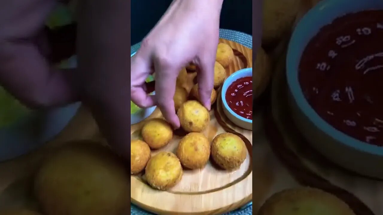 SALGADINHO DE QUEIJO, em breve receita completa no canal MAIS COMIDA.