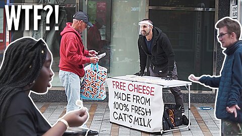 Vegan Gives Out CAT'S MILK CHEESE