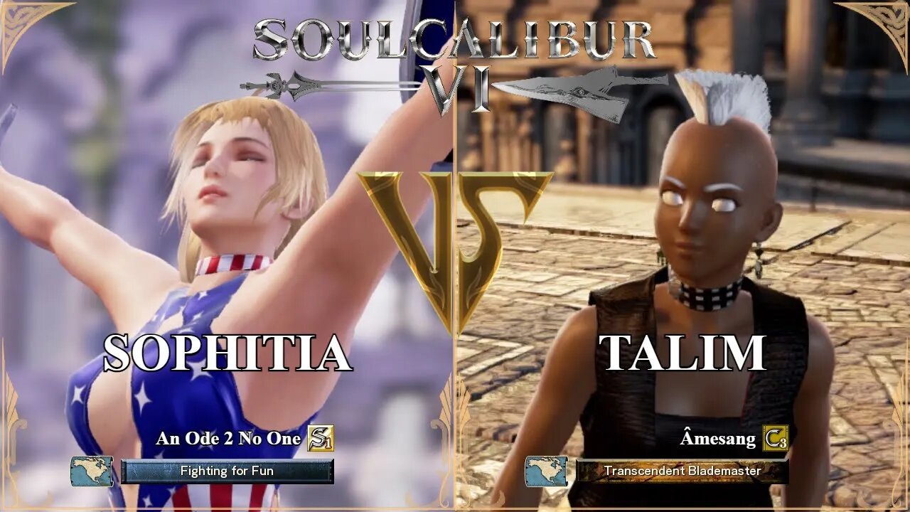 Sophitia (An Ode 2 No One) VS Talim (Âmesang) (SoulCalibur VI — Xbox One Ranked)