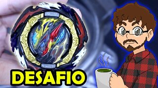 TENTE ME DERROTAR! - Title Match 001 | Beyblade Burst DB | Enfrentando Dynamite Belial² .Ov.Br'-0 1g