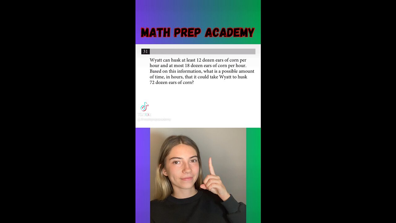 Do you know how to solve this question on the SAT?! #sat #satreview #math