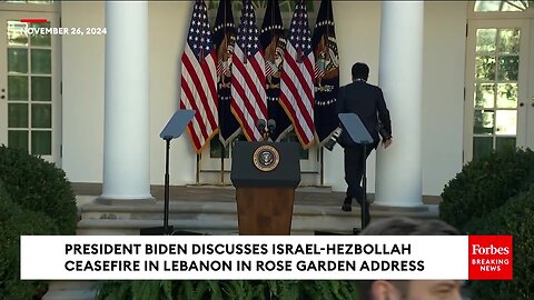 BREAKING NEWS: Biden Responds To Israel-Hezbollah Ceasefire In Lebanon