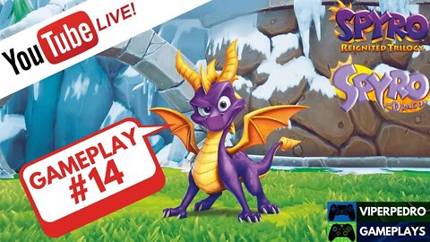 [LIVE] Spyro Reignited Trilogy (Spyro The Dragon) | Gameplay #14 | RETOMANDO A SAGA!