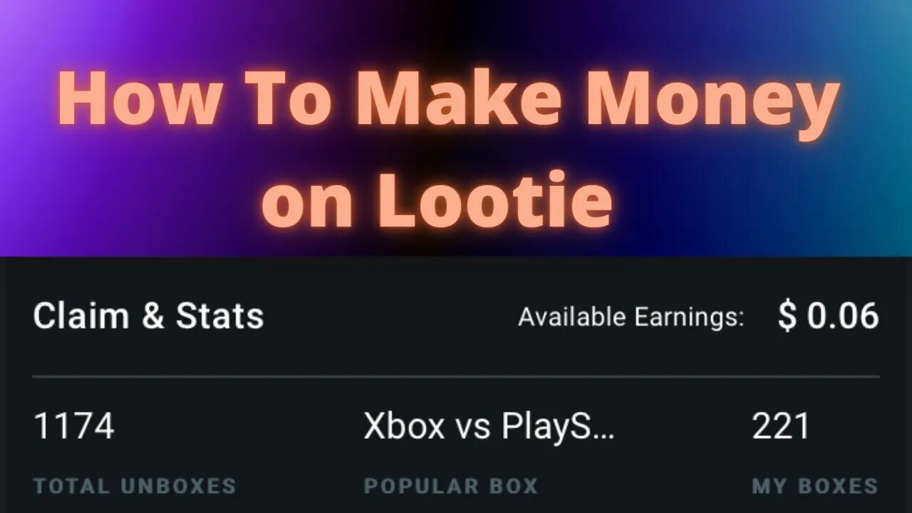 How to make money on lootie ( without paying on the site)