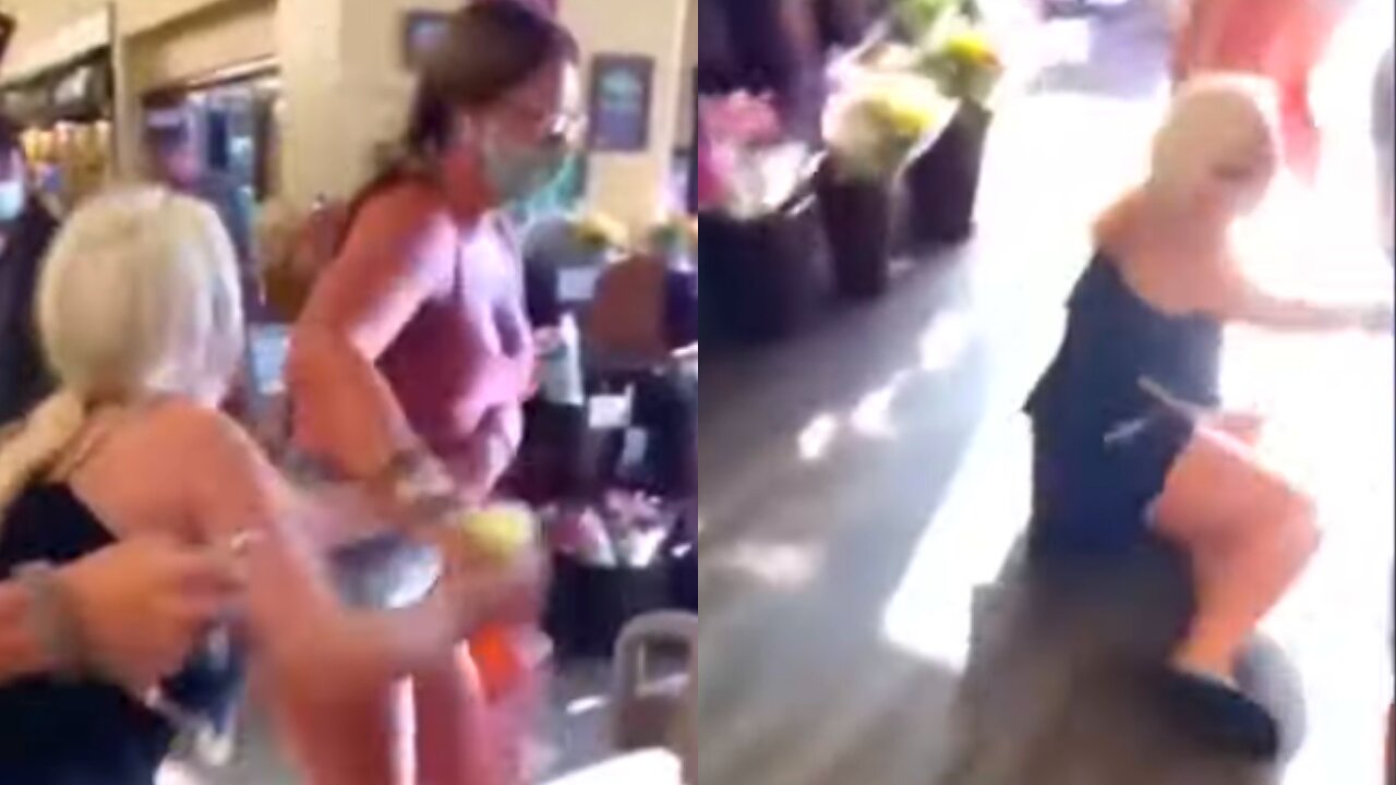 Maskless Woman Dragged Out Of Store