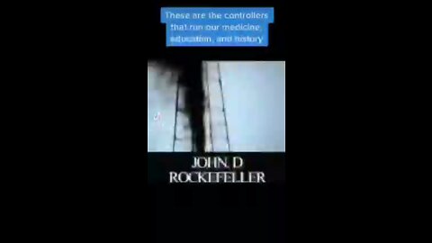 Rockefeller, who took the Medical, Pharma & Education fields with his money.