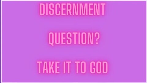 discernment || Test Test Test the spirit #propheticword