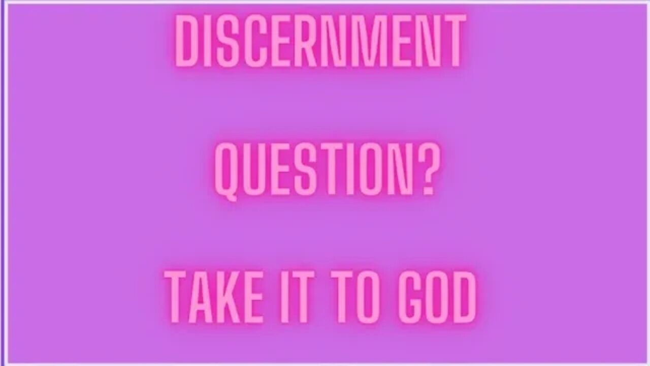 discernment || Test Test Test the spirit #propheticword