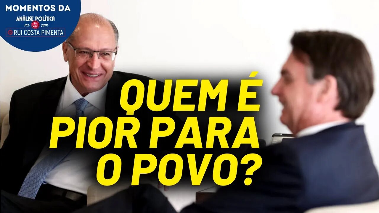 A comparação entre Alckmin e Bolsonaro | Momentos da Análise Política na TV 247