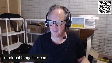 Monday Art Chat: Mark Rushton Inaugural Stream from the New Studio