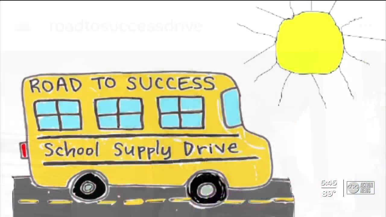 High school seniors organize major school supply drive for teachers, children in need