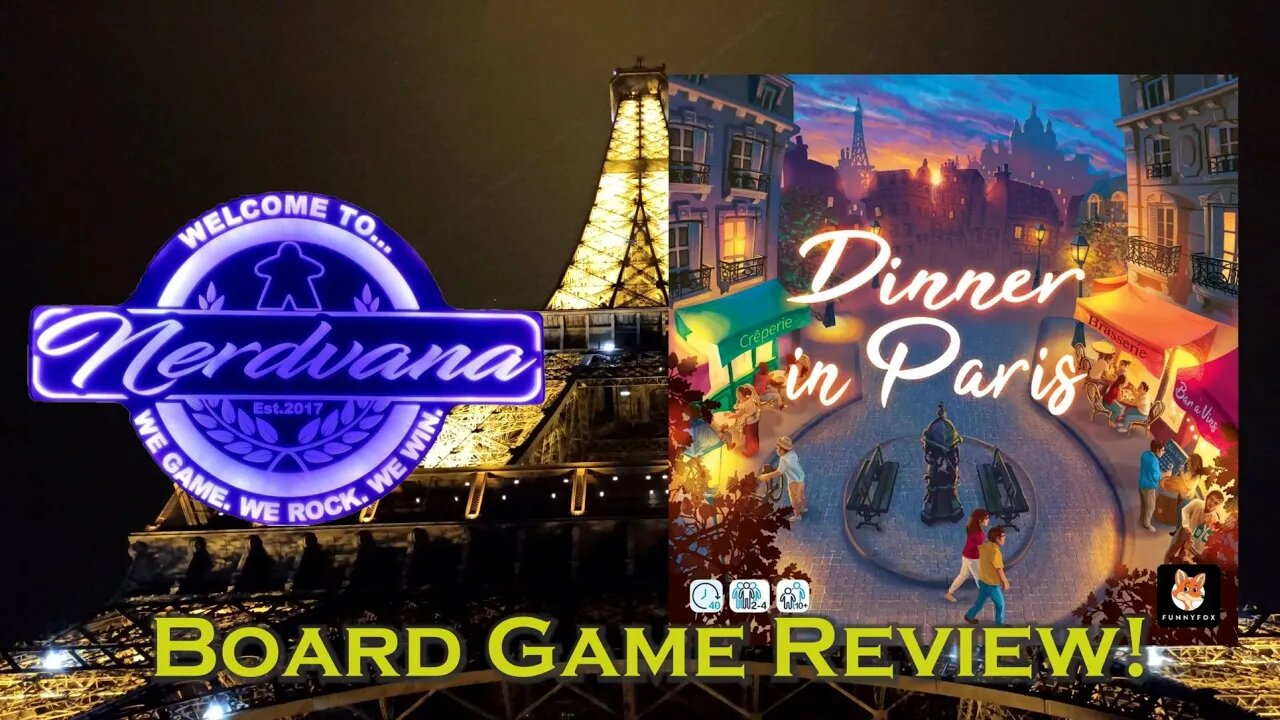 Dinner In Paris Board Game Review