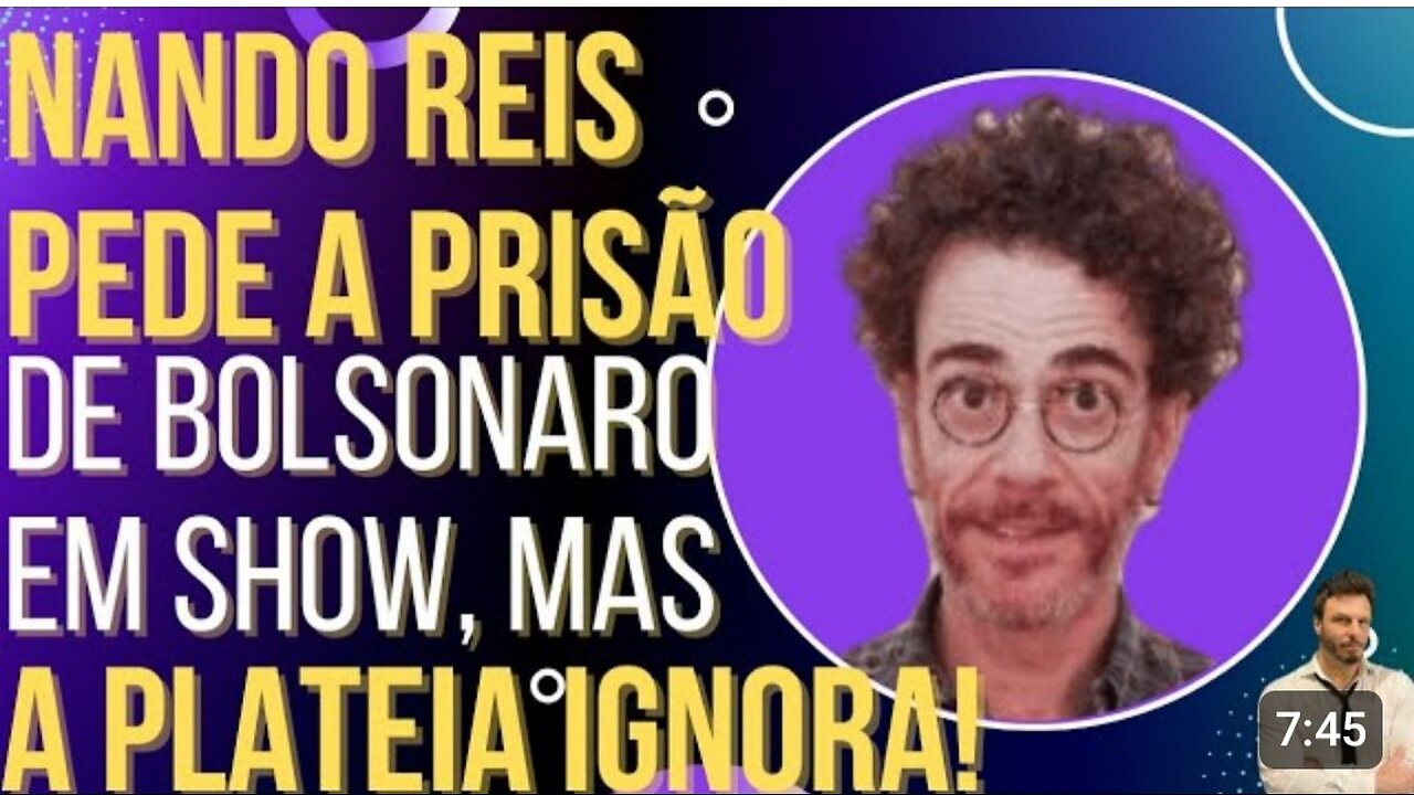 in Brazil failed singer tries to slay against Bolsonaro, but forgot to agree with the audience!