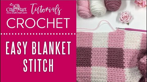 EASY BLANKET STITCH - GINGHAM