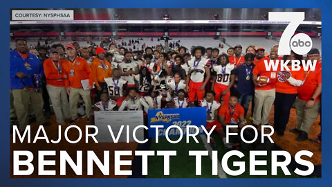 Bennett Tigers football team wins state championship