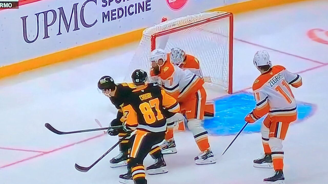 Penguins C #87 Sidney Crosby 🥅(2) 🏒Tip-In Goal