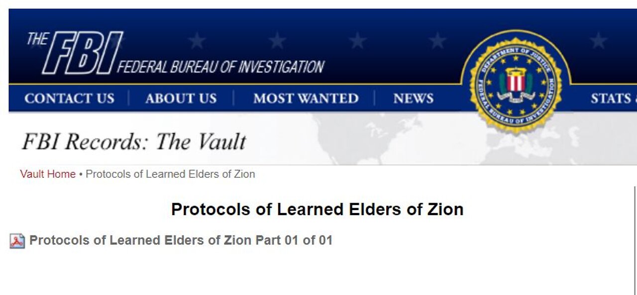 Exposing the Centuries Old Zionist Jew Protocol Plan