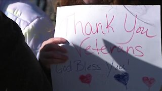 Children celebrate veterans at Loveland parade