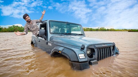 Never Drive Mahindra Thar in Water | पूरी गाड़ी खराब हो गई. 😭