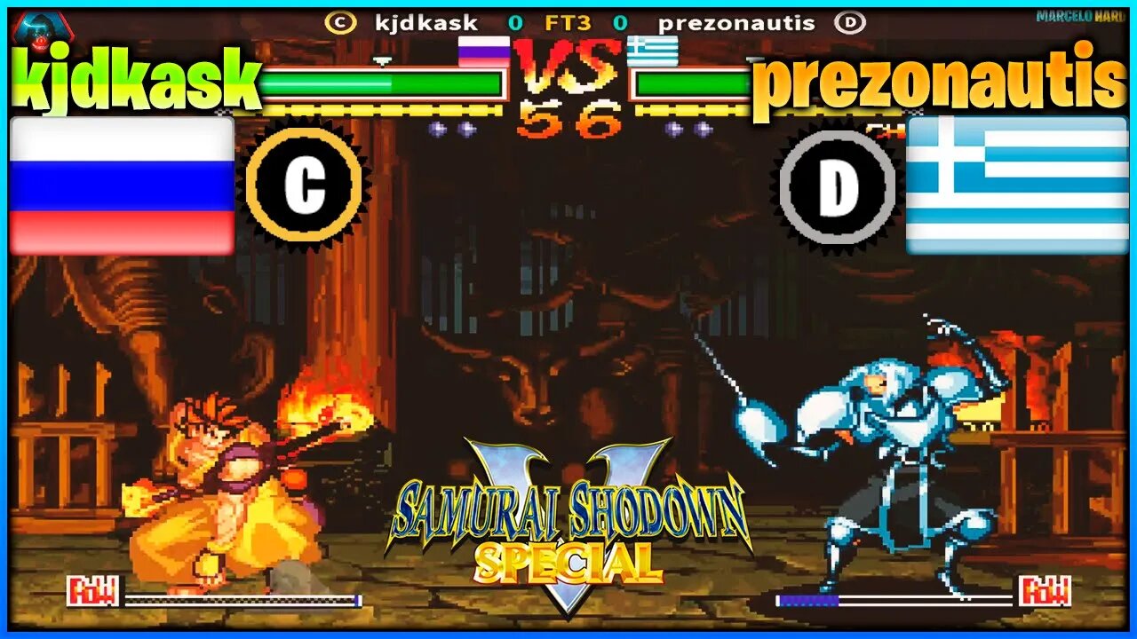 Samurai Shodown V Special (kjdkask Vs. prezonautis) [Russia Vs. Greece]