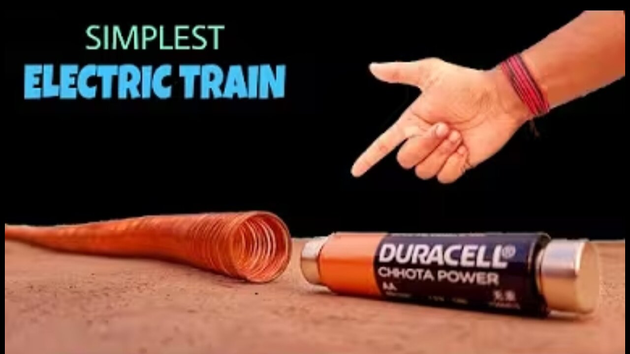 World's Simplest Electric Train