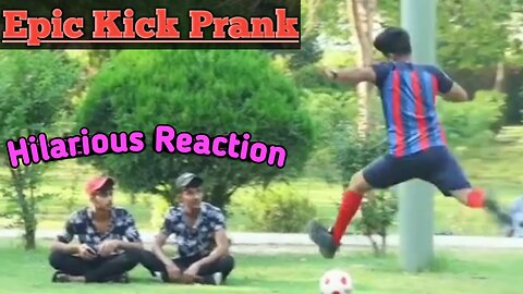 Epic Football Kick Prank: Hilarious Reactions!