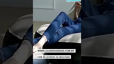 Sofá Poltrona Inflável Com Puff