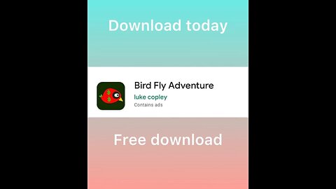 TRY OUT MY APP BIRD FLY ADVENTURE ON GOOGLEPLAY ONLY