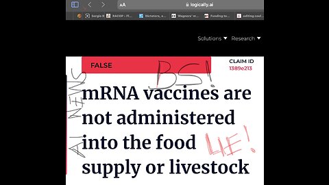 They LIE AND THINK WE ARE FOOLS … mRNA TECH IN LIVESTOCK INFECTS UNVACCINATED !