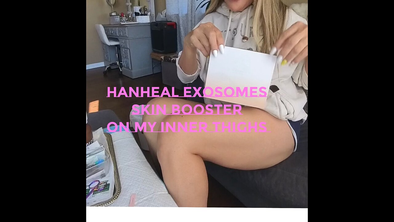 CELLULITE AND SAGGING INNER THIGHS TREATING WITH SKIN BOOSTER HANHEAL EXOSOMES