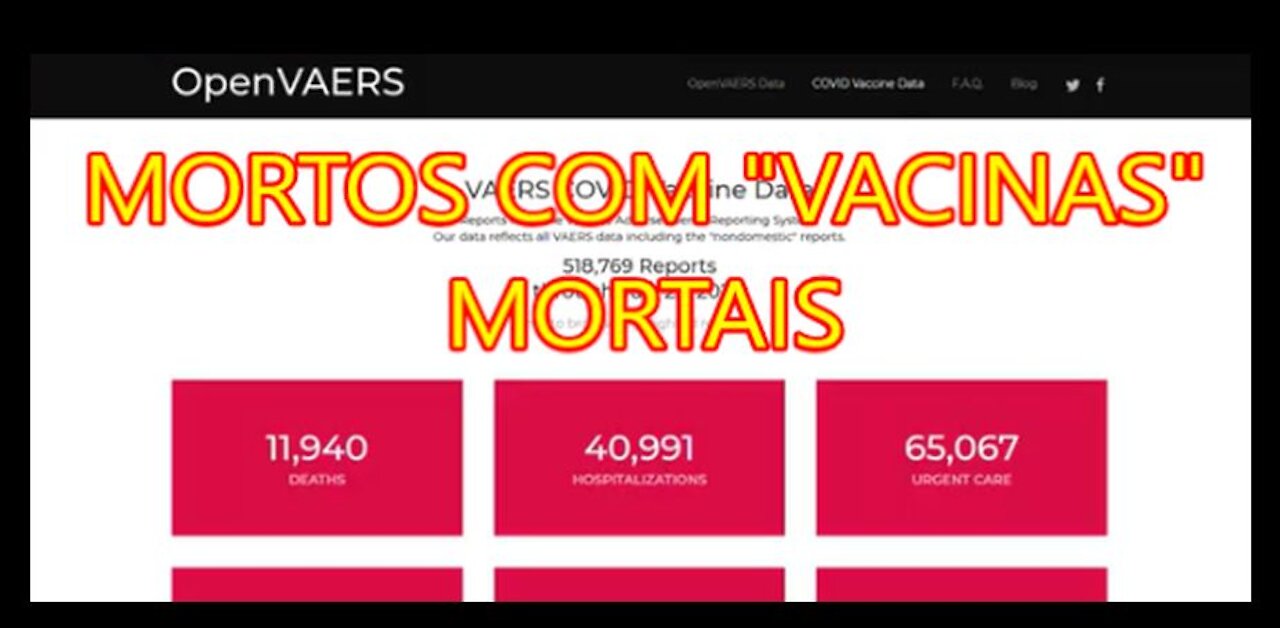 EUA: MORTOS COM "VACINAS" MORTAIS ANTI-COVID