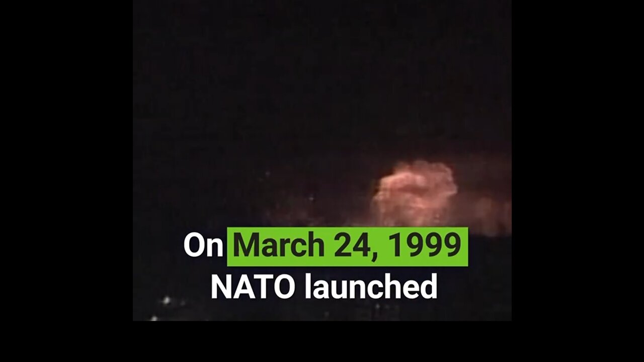 1999 - NATO launched airstrikes on Belgrade