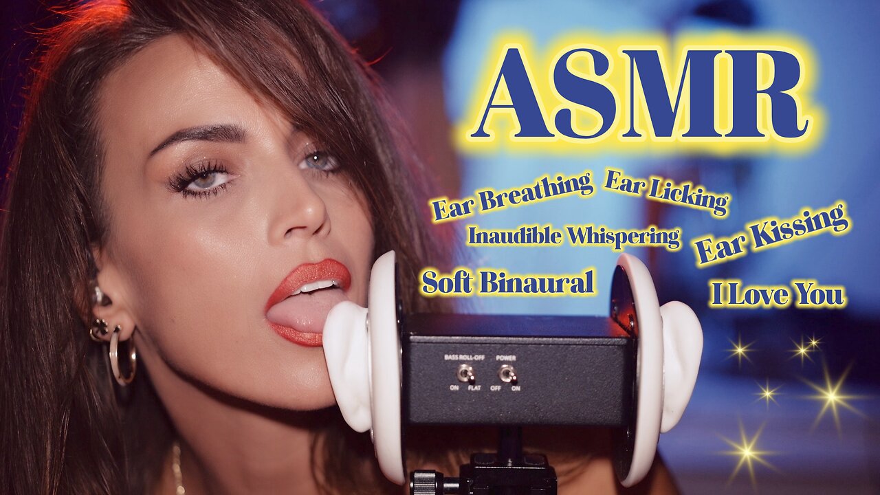 ASMR Gina Carla 💦 Extreme Mouth&Kiss&Inaudible a little of everything!