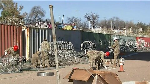 Texas Installs Razor Wire Fencing On Cargo Containers In Effort To Deter Border Crossings
