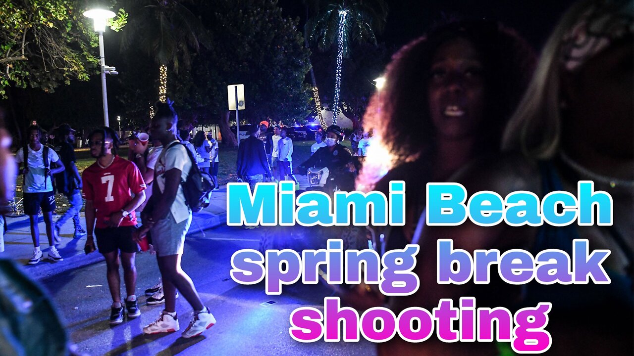 Miami Beach spring Break Shooting