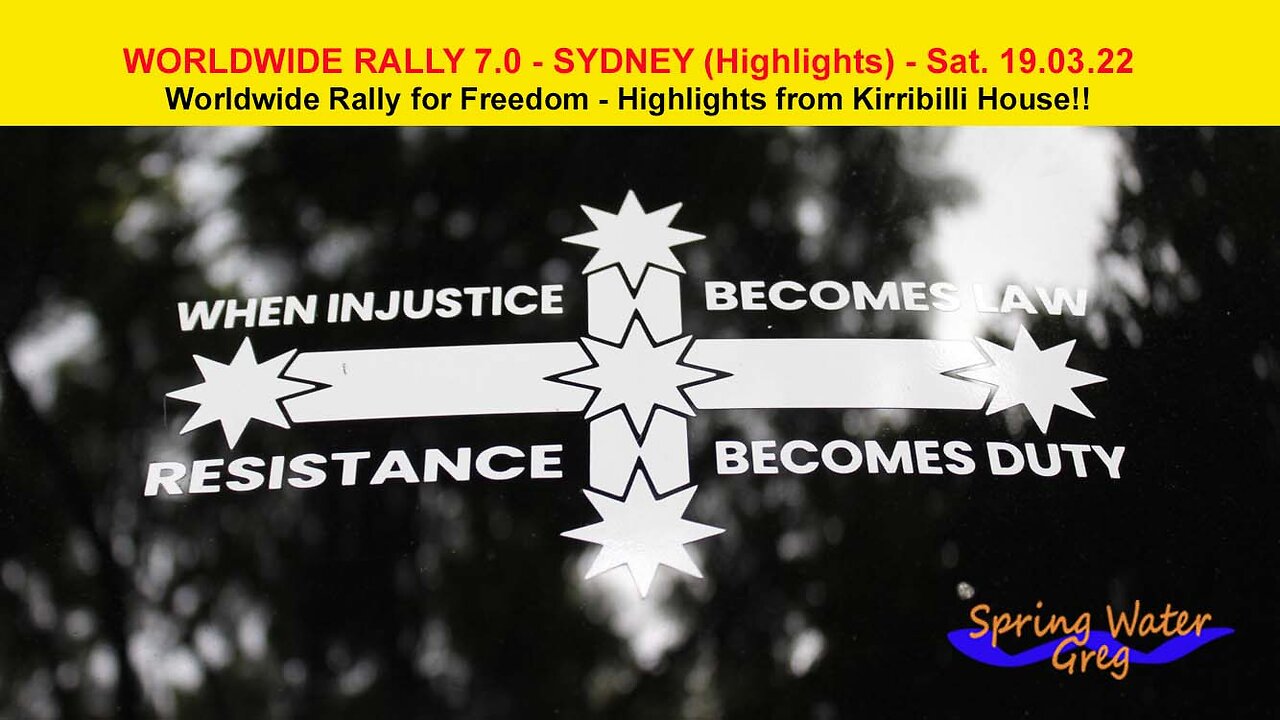 WorldWide Rally 7.0 - Sydney (Highlights) - Sat. 19.03.22 - Outside Kirribilli House